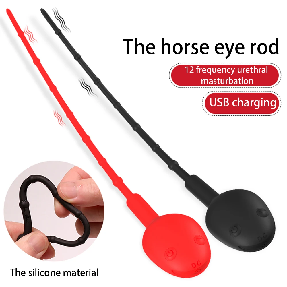 Вибратор для Мужской уретры массажер простаты Анальная пробка мастурбатор