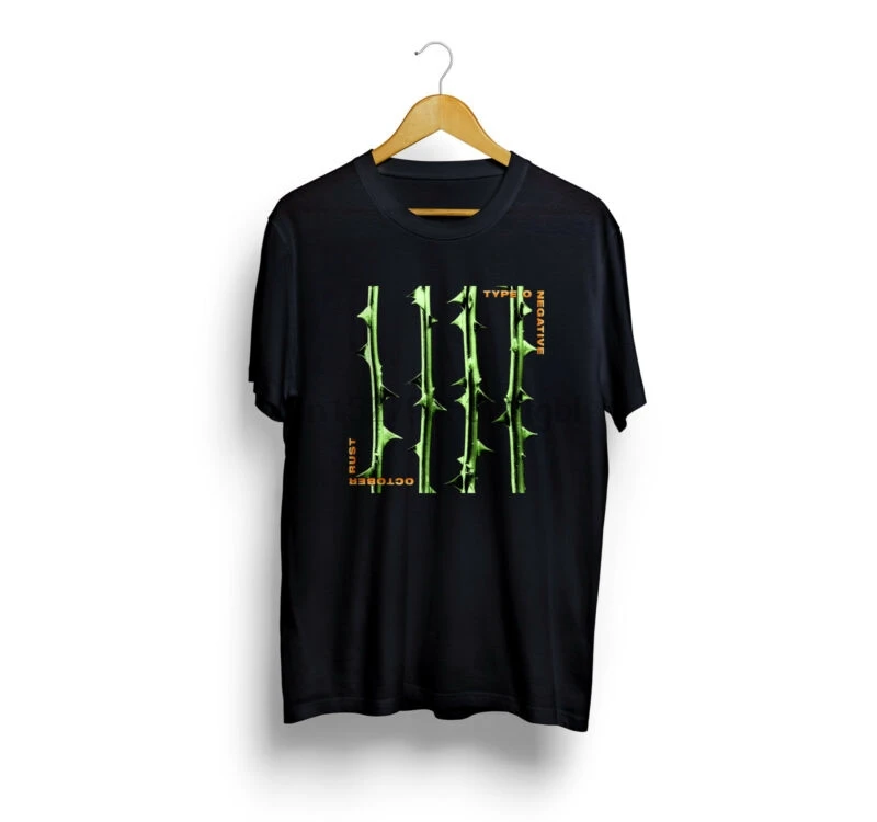 Тип O футболка негатив октября ржавчины черного цвета|Мужские футболки| |