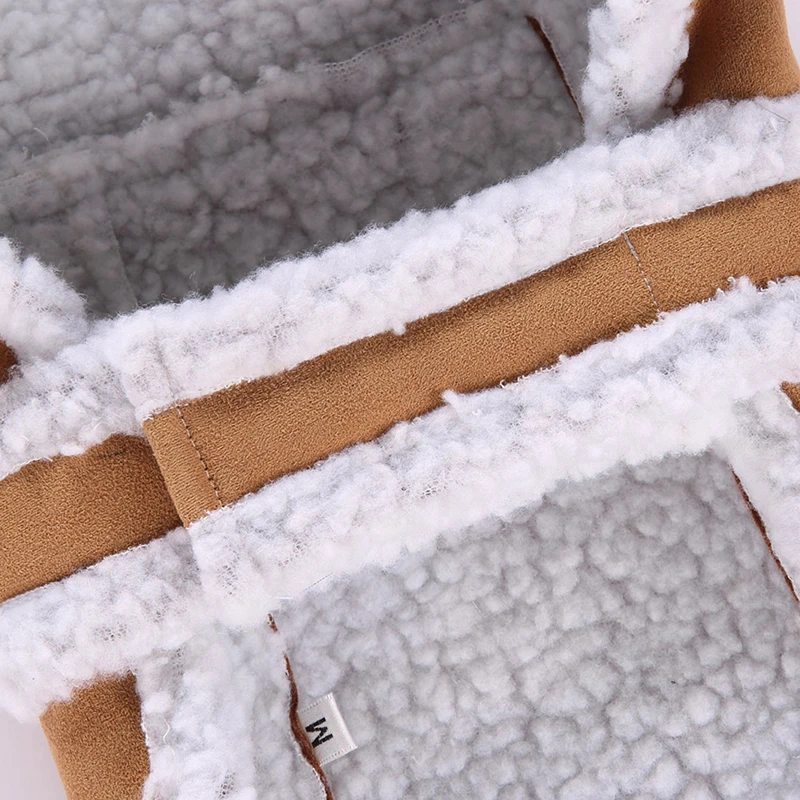 Теплая Флисовая Куртка Benepaw для маленьких и средних собак прочная зимняя одежда с