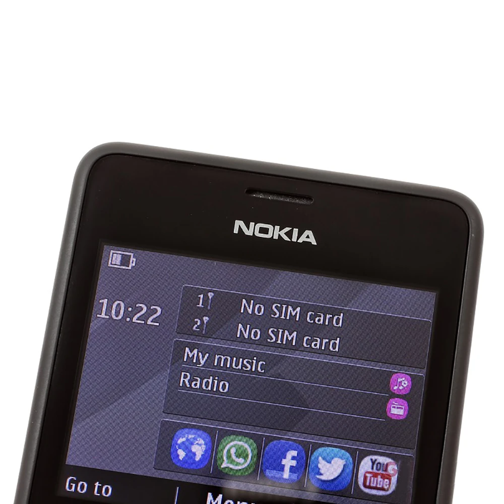 Оригинальный разблокированный мобильный телефон Nokia Asha 210 дисплей 2 4 дюйма с