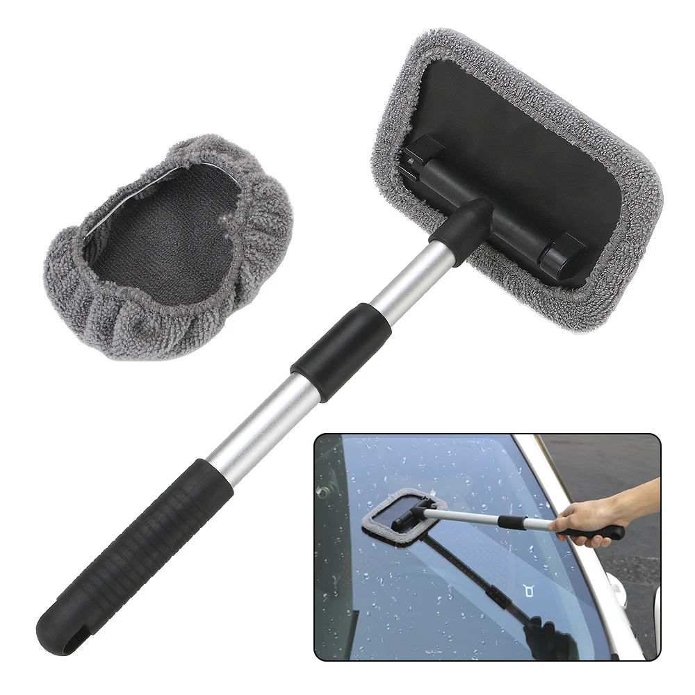 

Car Wiper Cleaner Glass Window Tool Car Windshield Clean Auto Car Accessories Telescopic Rod Brush Cleaning Cleanning Brush