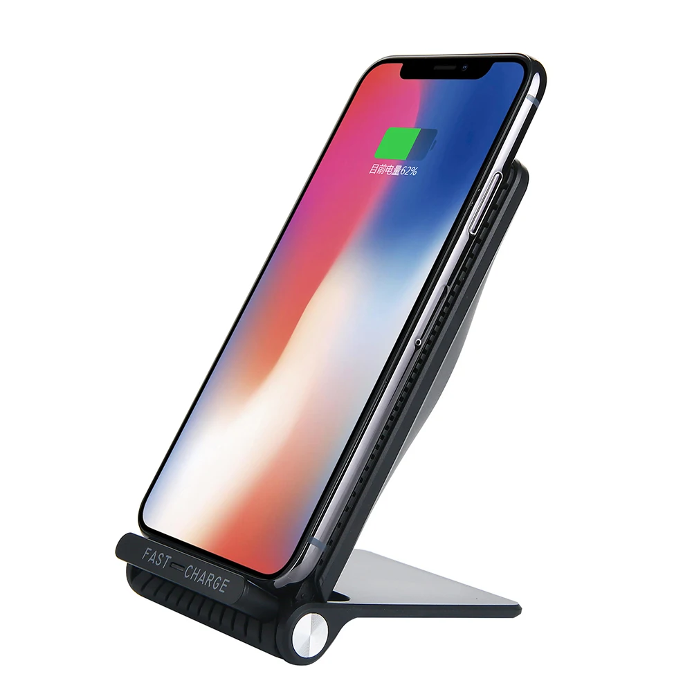Qi Беспроводное зарядное устройство для iPhone 11 Pro XS Max X 10 Вт быстрая Беспроводная