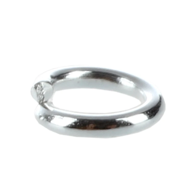 4 мм 21 Калибр открытый прыжок кольца-посеребренные-100 шт |