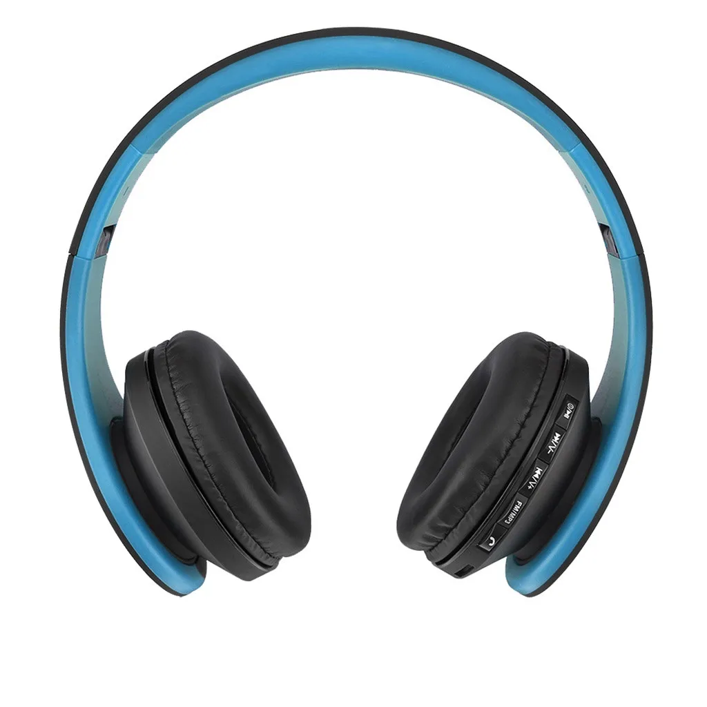 Mosunx портативные беспроводные Bluetooth сильные басы Складные Наушники Стерео шумоподавление наушники Встроенный микрофон