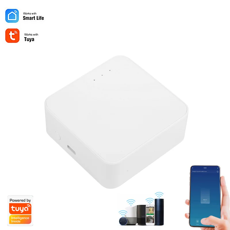

Устройство управления умным домом Tuya Zigbee, многорежимный шлюз с Wi-Fi, работает с приложением Alexa и Google Home