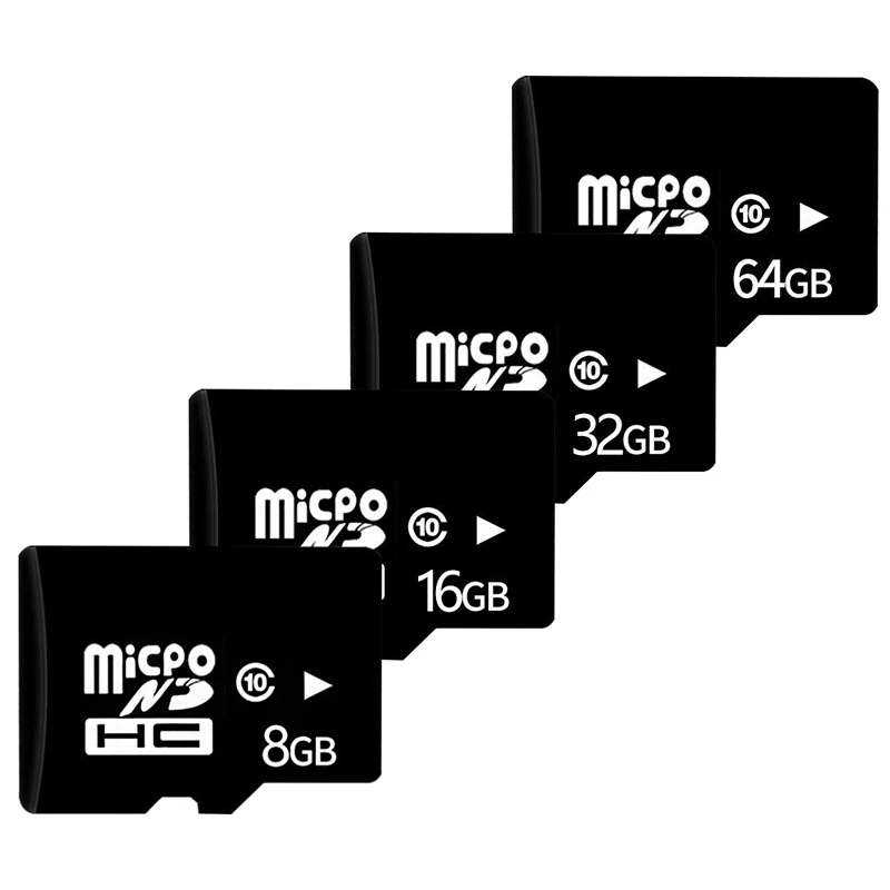 Стандартная карта памяти Micro SD, TF-карта, высокоскоростная карта памяти класса 10, 4 ГБ/8 ГБ/16 ГБ/32 ГБ/64 Гб/128 Гб MicroSD для Wi-Fi камеры