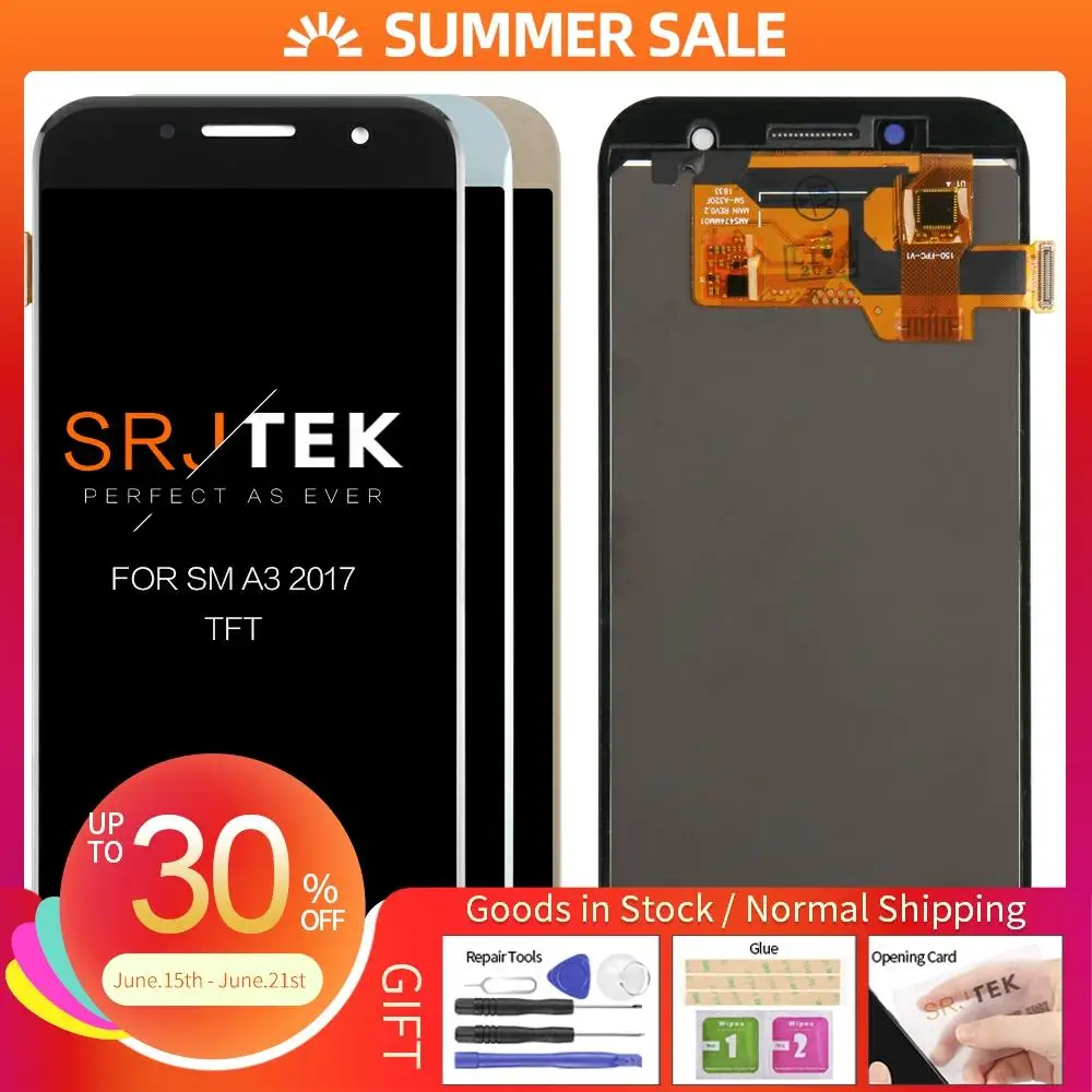 ЖК дисплей и дигитайзер сенсорного экрана в сборе для Samsung Galaxy A3 2017|Экраны