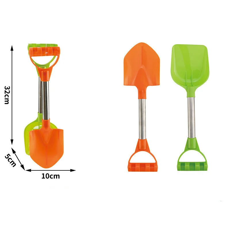 

2Pcs/Set Beach Shovel Beach Toy Kids Play House Toys Summer Outdoor Digging Sand Shovel Play Sand Tool Playing Shovels