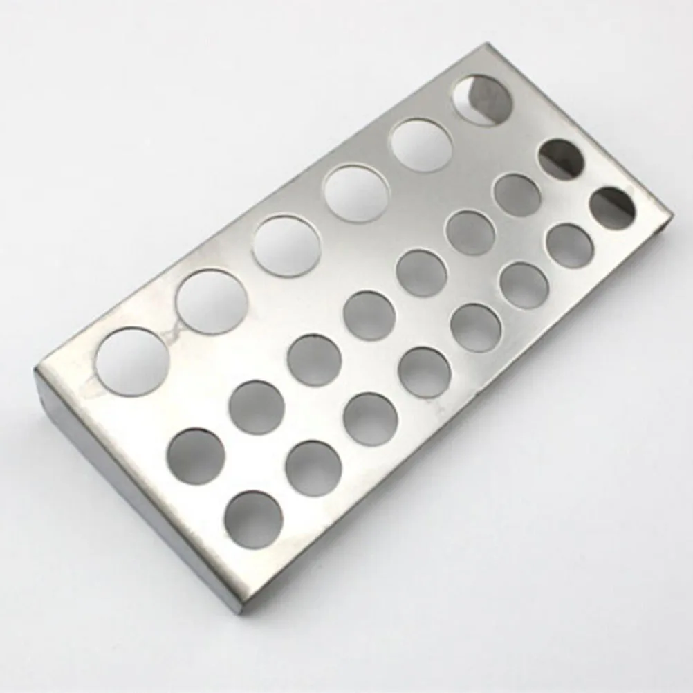 

22 Holes Tattoo Pigment Ink Cap Cup Holder Body Beauty Tools Tattoo Accesories Stainless Steel Shelf Stand Tip Supply Tools