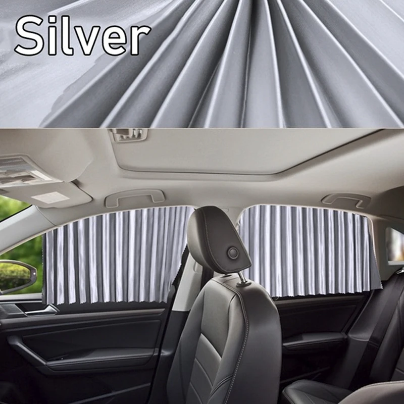 Автомобильные шторы универсальные выдвижные занавески на окна солнцезащитные