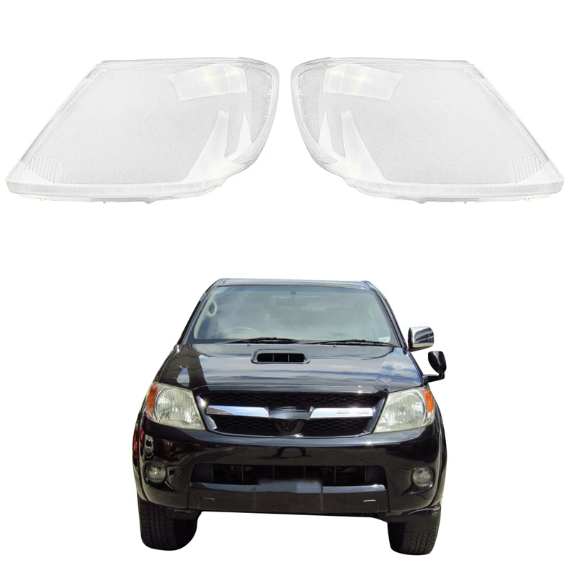 

for Toyota Hilux VIGO 2007 Headlight Shell Lamp Shade Transparent Lens Cover Headlight Cover