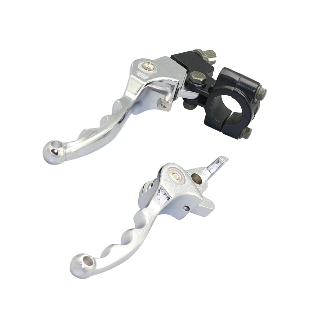 

1 Pair Motorbike 22mm Handle Bar Brake Clutch Levers Kit Fits 140/125/110cc Pit Dirt Bike