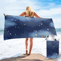 wearable bath towel gold constellations stars clouds soft and absorbent unique towel for hotel home bathroom gifts women bathrob