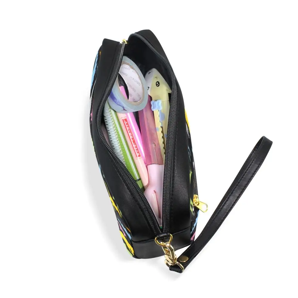 Большой чехол карандаш на молнии школьный для девочек и мальчиков канцелярские