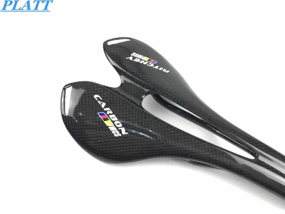 

Bicycle Glossy Matte 3k full Carbon Saddle Full Carbon Fibre Cycling MTB Road Bike Seat Bicyle Parts Free Shipping