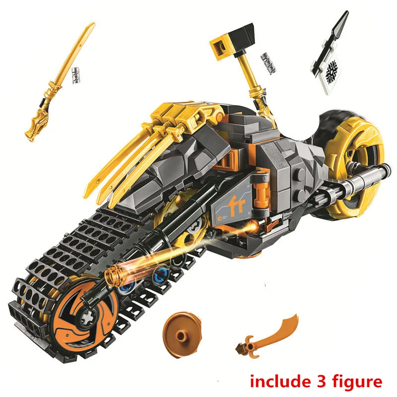 

Ninjagoed Cole's Dirt Bike Building Blocks Kit Bricks Classic Movie Ninja Model Toys For Children christmas Gift 70672