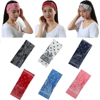 women headband hairband hair band elastic wrap twist knot sports turban new