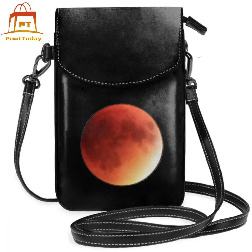 Полная темнота сумка крови Луна полное лунное затмение кожаная мини путешествия