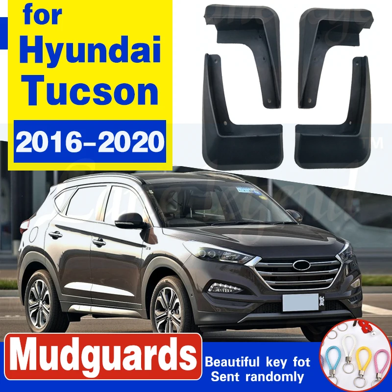 Комплект литых брызговиков для Hyundai Tucson 2016 2020 брызговики брызговик передний и