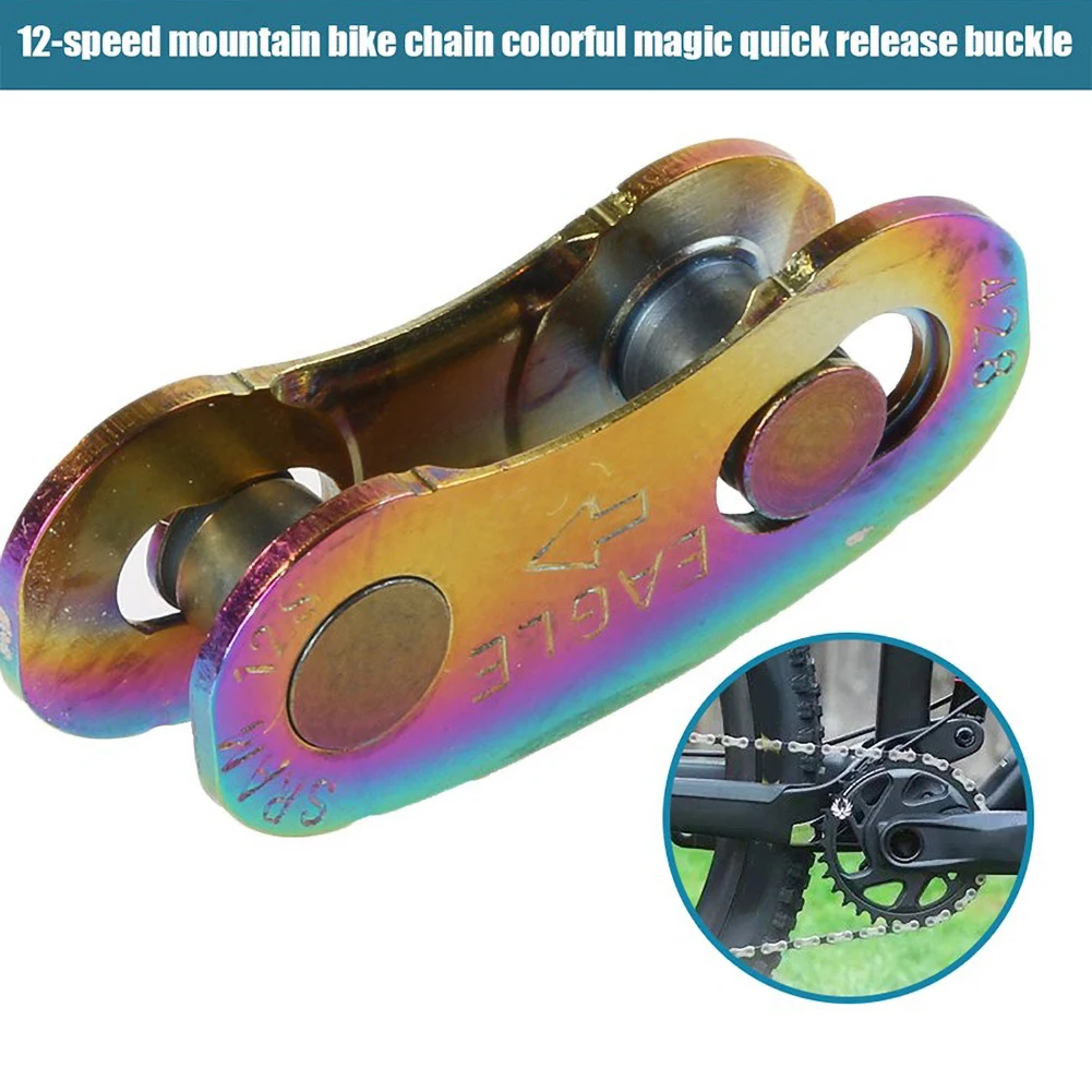 

Bicycle Chain Link Connector MTB Road Bike Magic Buckle Joints Release Pin Lock Quick Link 12 Speed High Strength
