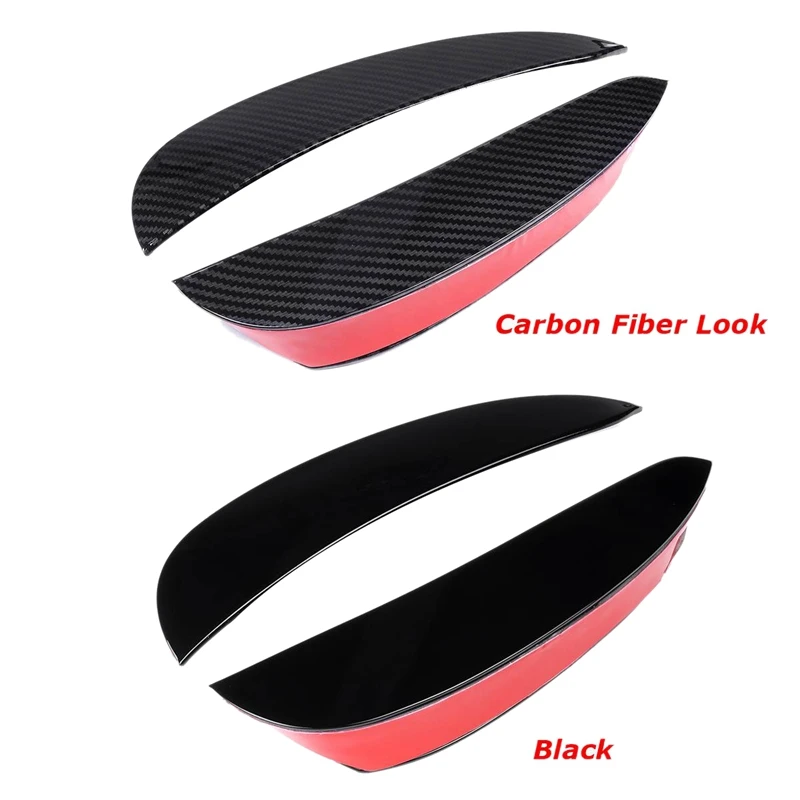 2 шт. передний Боковой бампер декоративные полосы Накладка для губ разветвитель