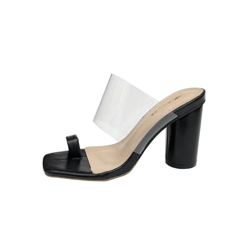 

2020 New Women Sandals PVC Crystal Heel Transparent Women Sexy Clear High Heels Summer Sandals Pumps Shoes ZH100647