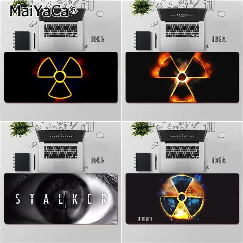 

Maiyaca Top Quality for boys stalker logo Rubber PC Computer Gaming mousepad Free Shipping Large Mouse Pad Keyboards Mat