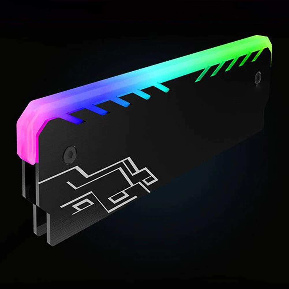 Корпус кулера для настольного ПК с памятью RGB 256 цветов автоматическое изменение