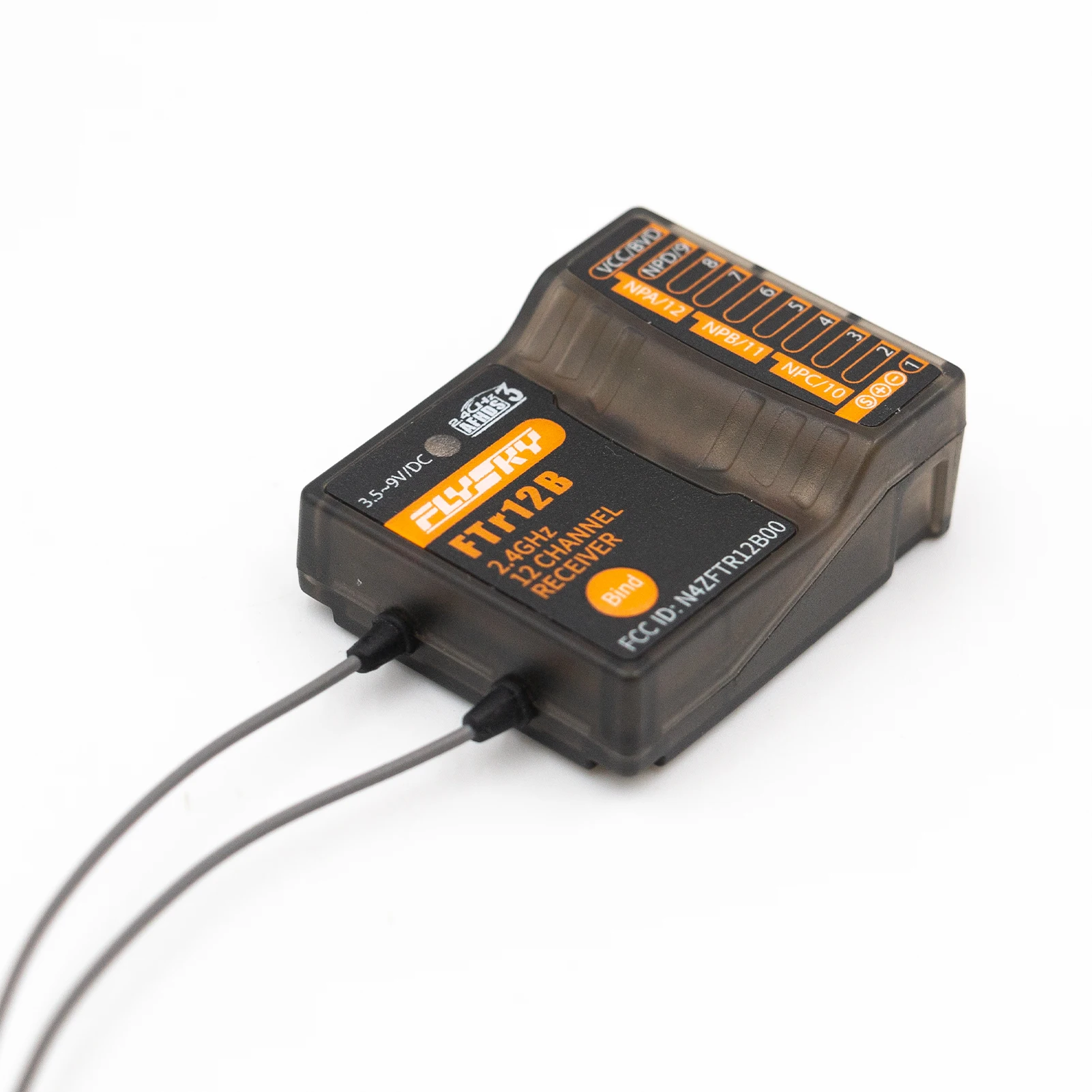 Приемник FLYSKY FTR12B 2 4 ГГц 12 каналов две антенны PWM PPM i.BUS S.BUS выход для PL18 NB4 Lite AFHDS3 FRM302