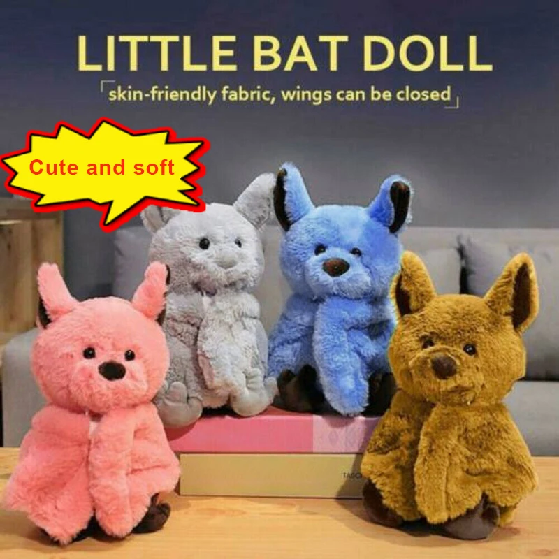 

Новинка 2020, Рождественская плюшевая игрушка летучая мышь, игрушка, подарок на день рождения, Праздничные мягкие игрушки-животные XD88