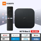 ТВ-приставка Xiaomi Mi Box S HDR, Android TV глобальная версия, Wi-Fi, 4k, Netflix, пульт дистанционного управления, Google Chromecast, 9,0
