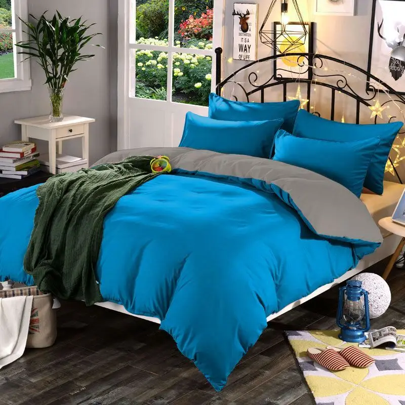 1 шт. 100% полиэстер пододеяльник постельное белье Цвет реактивной одеяло с принтом