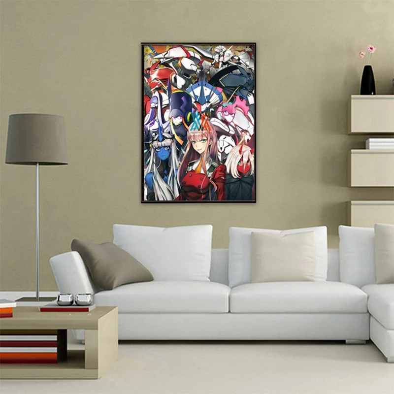 

Anime Manga Darling In The Franxx Wall Poster 29*42cm Picture Wallpaper Stickers Poster For Living Room Decoration