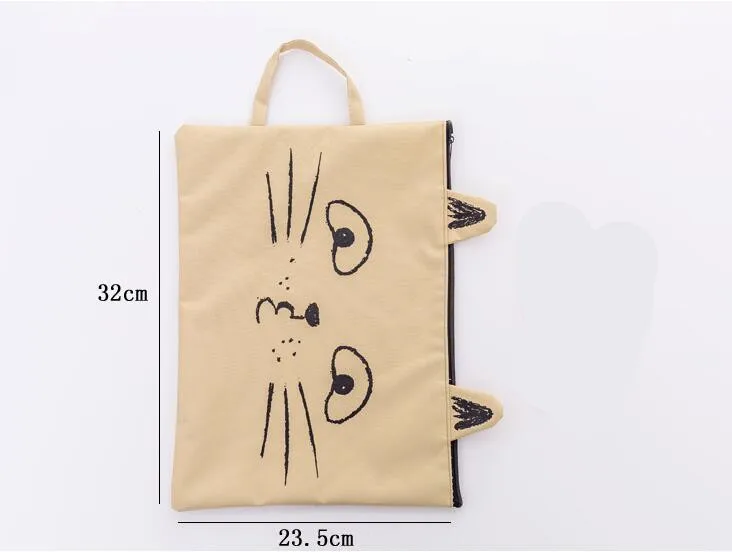 1 шт. A4 Холщовая Сумка для кошек тканевая папка документов сумка хранения