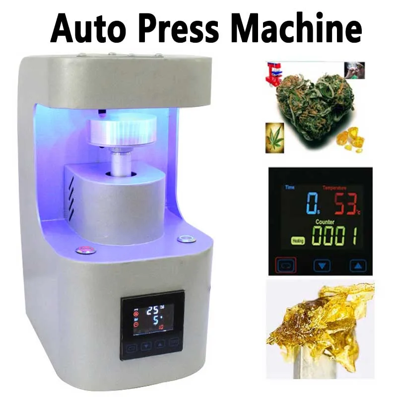 

Electric Auto Rosin Press Machine 900W Heat Press LCD Display Double Heating Plates Mute Rosin Press Machine Oil Wax Extracter