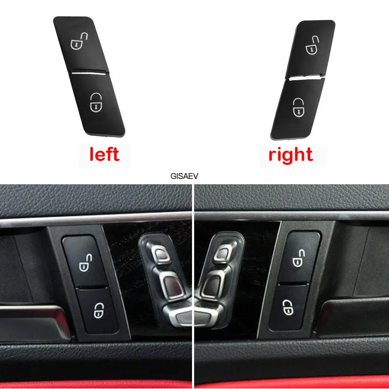 Кнопка дверного замка для Mercedes Benz C Class E GLK W204 W207 W212 W166 W176 20490584402|Панели и детали