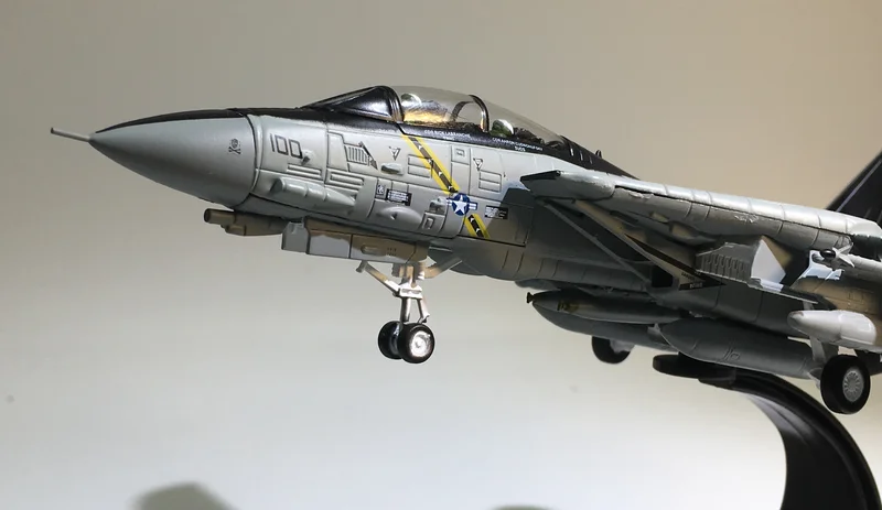 1/100 военная модель игрушки F14 Tomcat F-14A/B AJ200 VF-84 истребитель литой металлический самолет модель самолета для коллекционирования