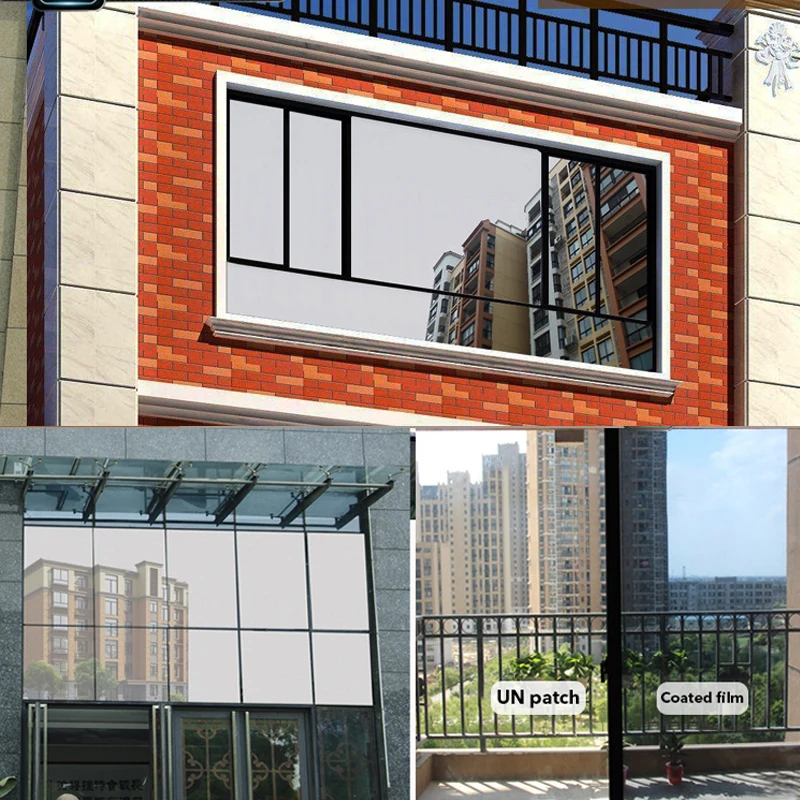 Окно Стекло пленка 50/60 см 1/2/3/4/5m конфиденциальности в одну сторону клейкий