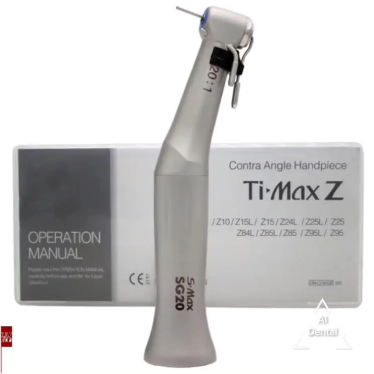 

Hot products dental equitpments implants supplies contra angle motor 20:1 head handpiece S. Max SG20 with Push Button Chuck