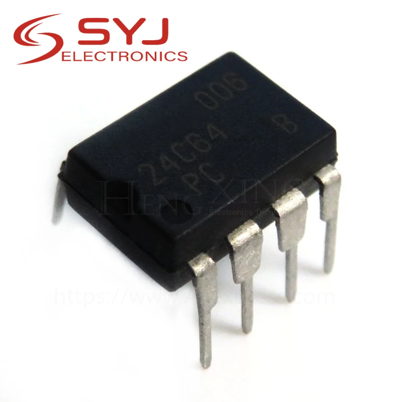 

10pcs/lot AT24C64AN AT24C64N AT24C64 24C64AN 24C64N 24C64 DIP-8 In Stock