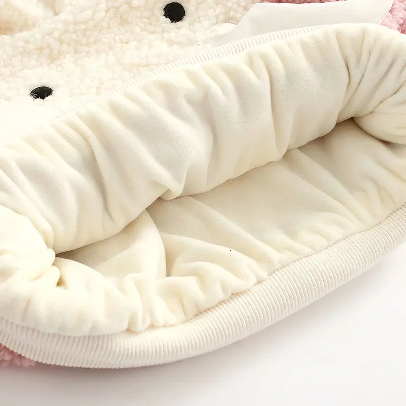 Милые толстовки с капюшоном для маленьких девочек сезон осень-зима плотная