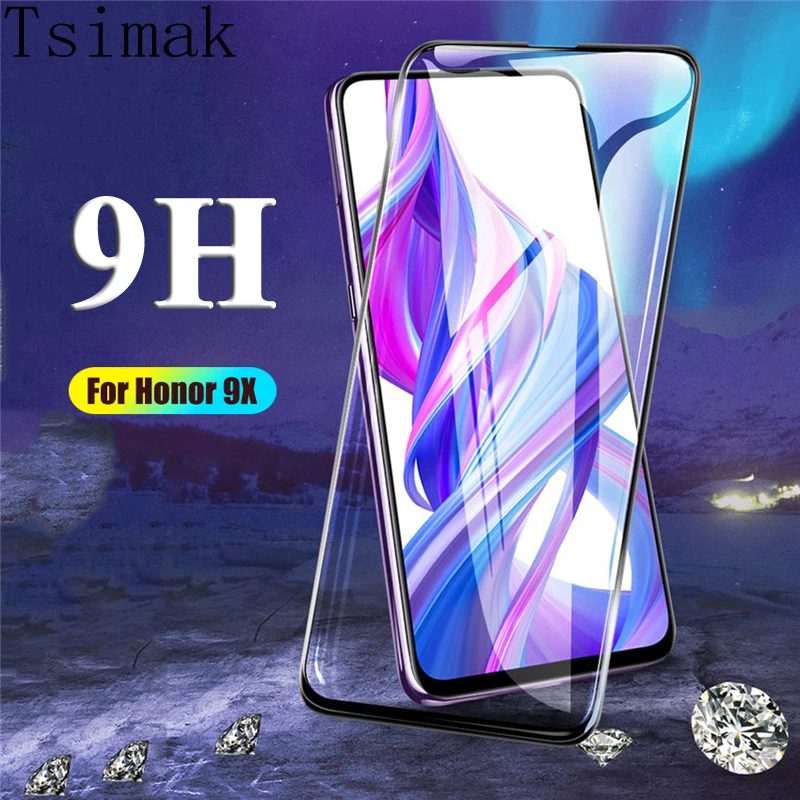 Закаленное стекло для huawei Honor 9X Pro, защитная пленка, Взрывозащищенная, полное покрытие, стекло Honor 9X9 X Pro