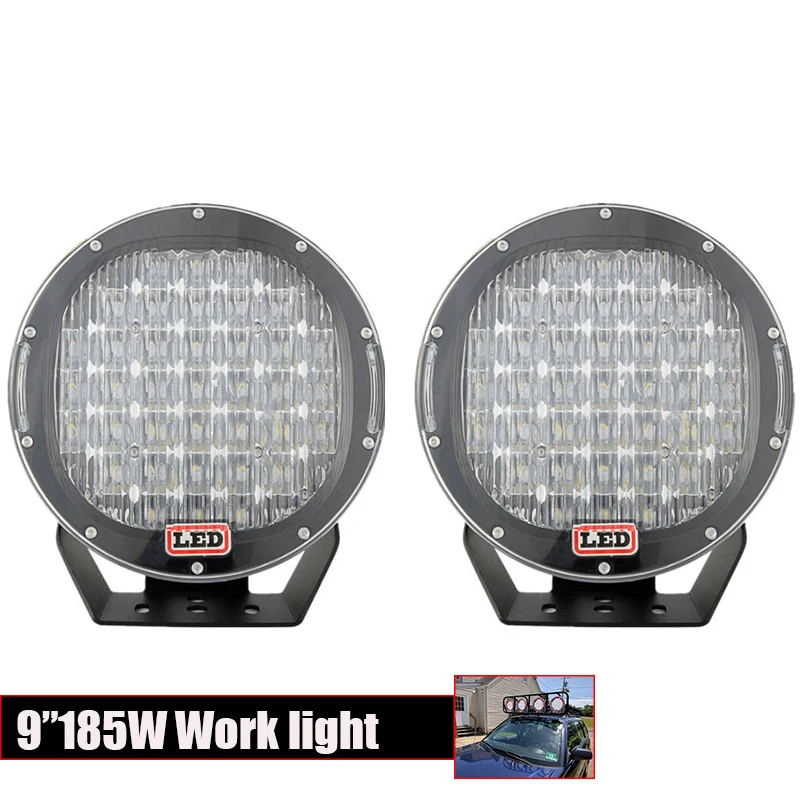 9“ Super Bright Car LED Work Light Bar 12V 24V Off Road ATV LED Lamp For Auto 4WD Truck Pickup 4X4 ATV Car