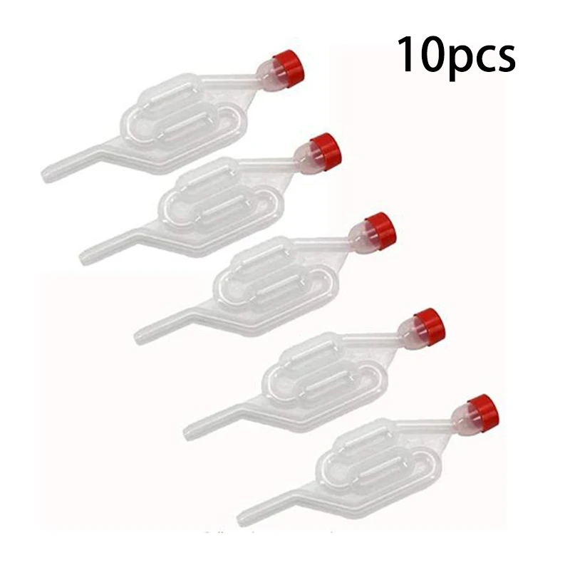 10 шт. S-образный воздушный замок двойная втулка для пузырьков односторонний