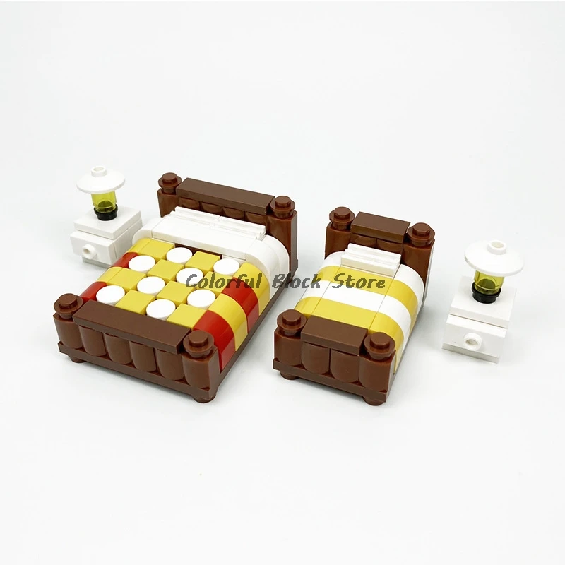 Строительные блоки MOC одинарная двойная деталь двухъярусная клетка для выставки