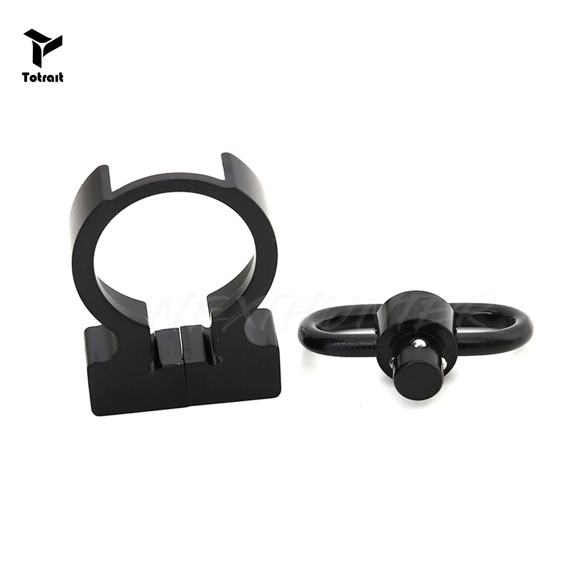 Тактическое крепление QD Quick Detach Black End Plate Sling Swivel Adapter Mount для охоты. 1/223/5 карабинов