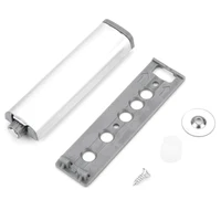 10pcs stainless steel netic open damper door catch cabinet drawer hinge system damper quiet buffer catch drawer soft close