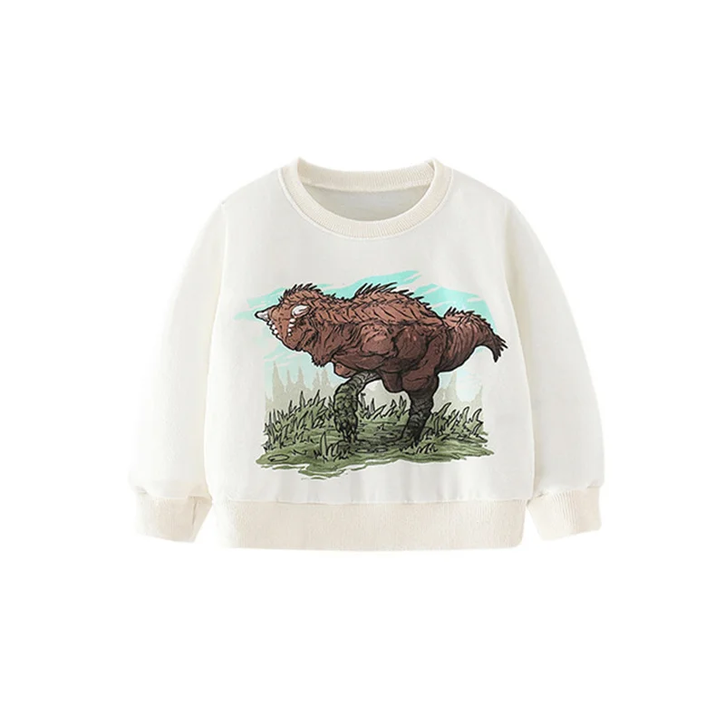 

Новые толстовки с изображением животных, верхняя одежда для маленьких мальчиков и девочек, хлопковая одежда, модные стильные детские топы, ...