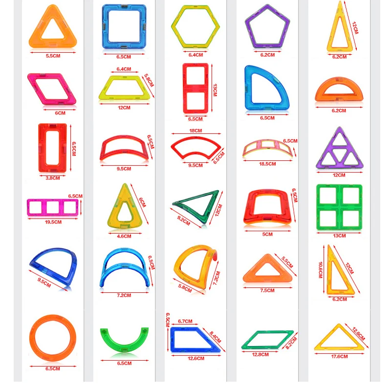 Магнитный конструктор образовательный большого размера 31 160 шт.|Магнитные