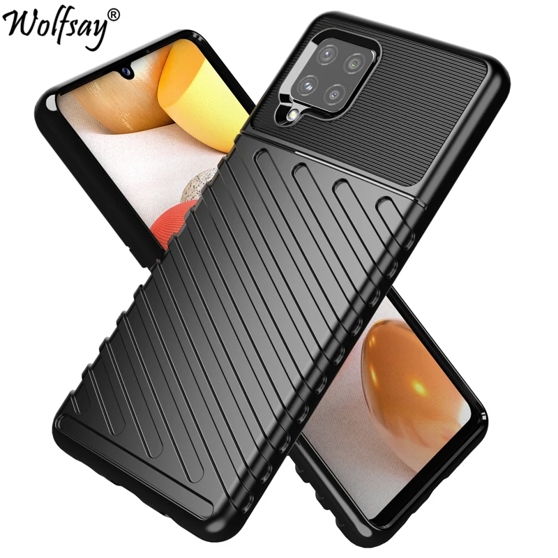 

Rugged Fiber Shield Cover For Samsung Galaxy A42 Case Anti-knock Full Cover Case For Samsung Galaxy A42 5G Case For Samsung A42